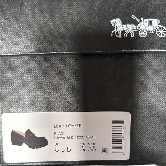 Coach Leah Black Loafers - Picture 5 of 5